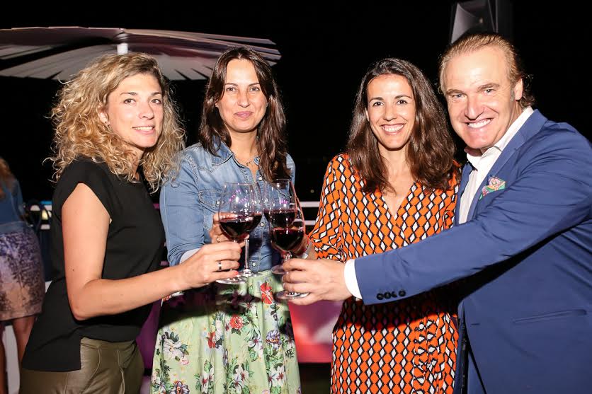 Juan Jesus Valdelana (enoleg i propietari de la bodega Valdelana) - Silvi Rullan (propietaria de Rullan Navarro) - M del Mar Soler (Directora OD Port Portals Hotel) - Olga Estelric