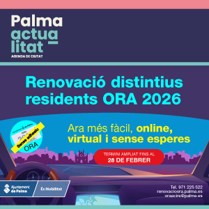 Palma Actualitat - Renovació ORA 2026 - banner gros