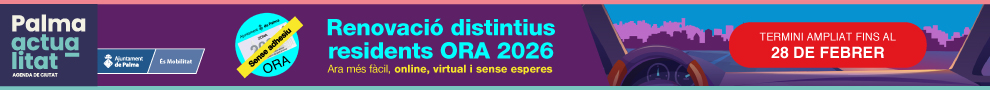 Palma Actualitat - Renovació ORA 2026 - banner gegant